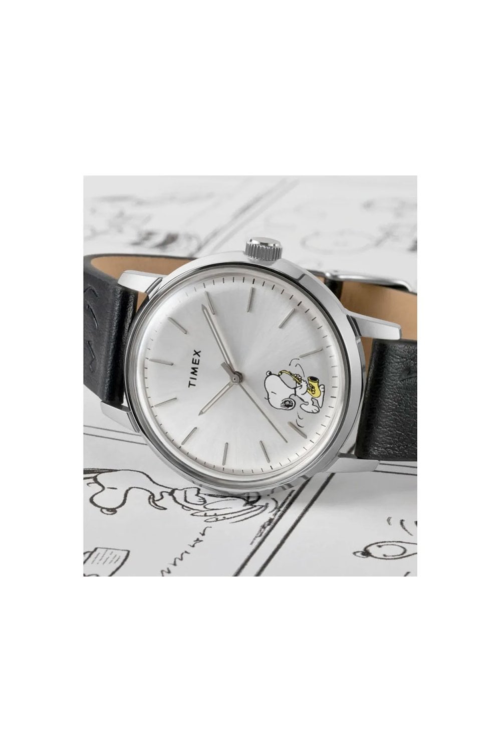 Timex Marlin Automatic x Peanuts Saxophonist 40mm Watch TW2W68800