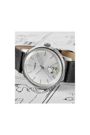 Timex Marlin Automatic x Peanuts Saxophonist 40mm Watch TW2W68800