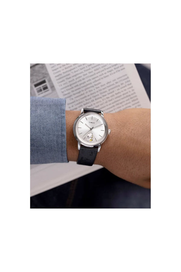 Timex Marlin Automatic x Peanuts Saxophonist 40mm Watch TW2W68800