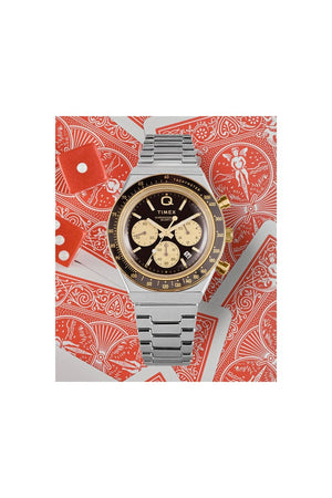 Timex Q Mens Retro Chronograph 40mm Watch TW2W64200