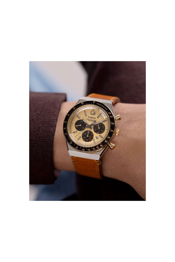 Timex Q Mens Retro Chronograph 40mm Watch TW2W64400