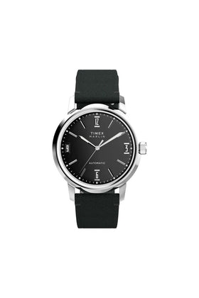 Timex Marlin Automatic 40mm Leather Strap Watch TW2W59700