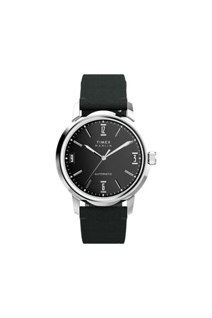 Timex Marlin Automatic 40mm Leather Strap Watch TW2W59700
