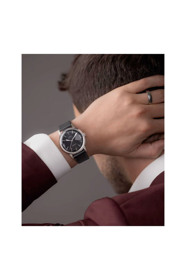 Timex Marlin Automatic 40mm Leather Strap Watch TW2W59700