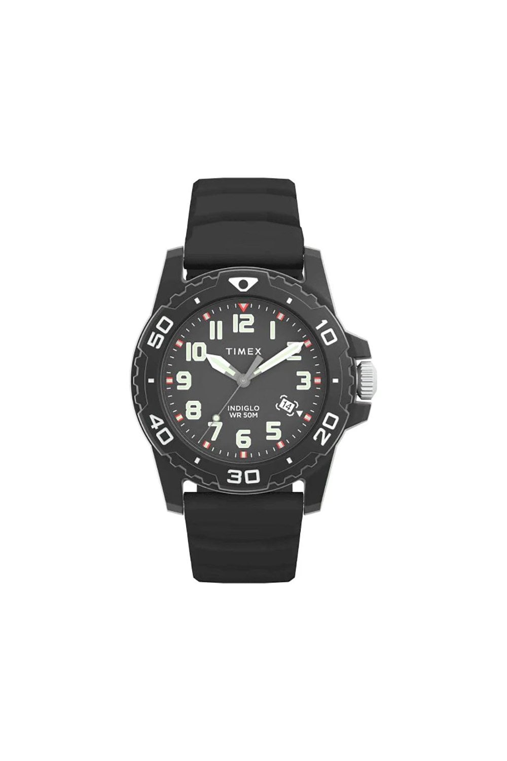 Timex Gents Main Street Black 42mm Watch TW5M61200
