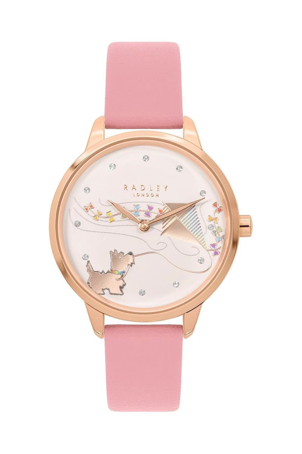 Radley Essex Road Pink Leather Strap 34mm Watch RY21604
