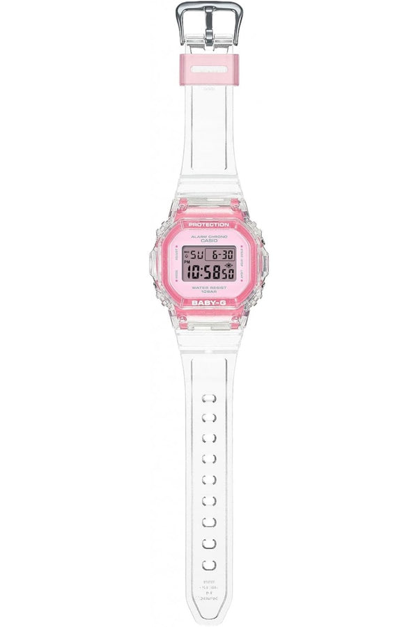 Casio Baby-G Transparent Pink Digital Watch BGD-565SJ-7ER