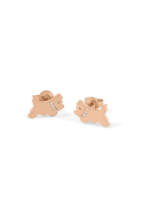 Radley Clear Stone Fireball Studs & Rose Gold Jumping Dog Twin Pack RYJ1314S