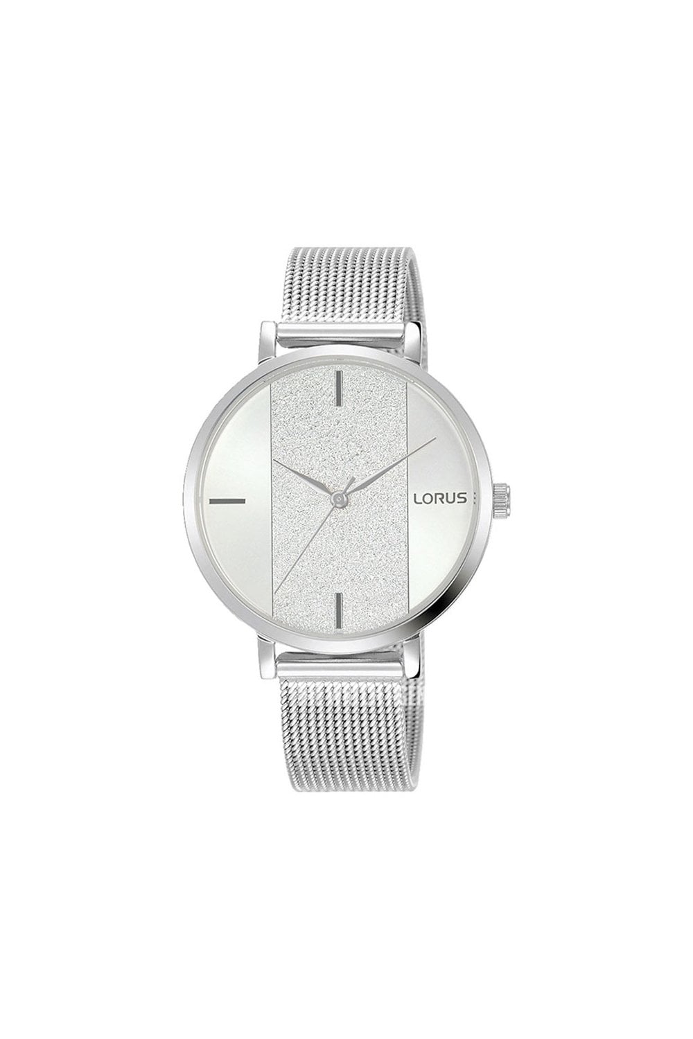 Lorus Ladies Stainless Steel 34mm Dress Watch RG217SX9