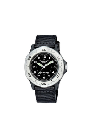 Lorus Childrens Fabric Sports 36mm 5ATM Watch RRX87FX9