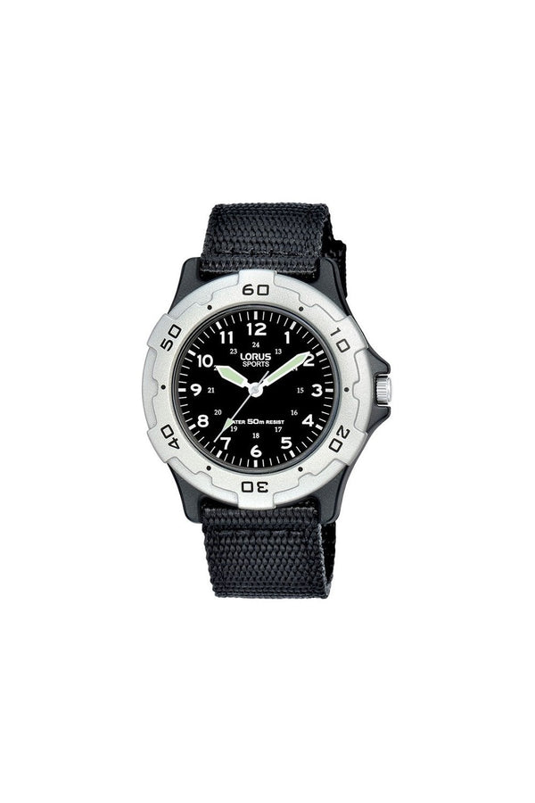 Lorus Childrens Fabric Sports 36mm 5ATM Watch RRX87FX9
