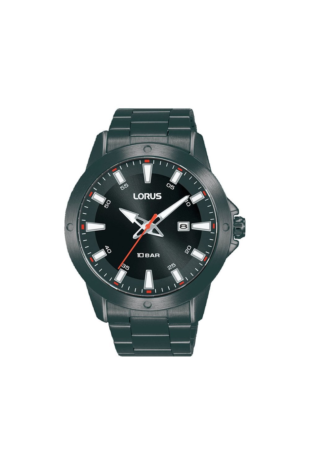 Lorus Gents Stainless Steel Sports 44mm 10ATM Watch RH963PX9