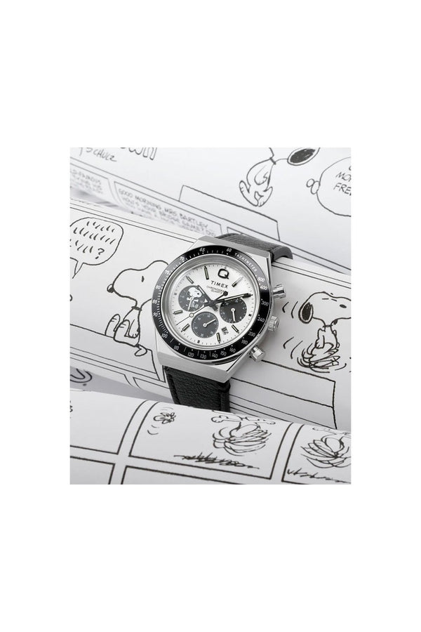 Q Timex Chronograph x Peanuts Snoopy 40mm Watch TW2W68900