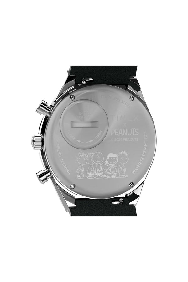 Q Timex Chronograph x Peanuts Snoopy 40mm Watch TW2W68900