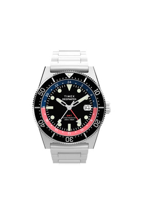 Timex Deepwater Reef 200 GMT 41mm Stainless Steel Bracelet Watch TW2W95300