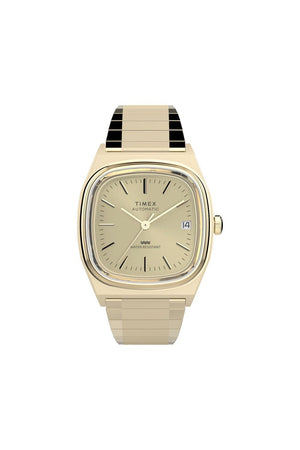 Timex Automatic 1983 E Line 34mm Stainless Steel Expansion Band Watch TW2Y07200