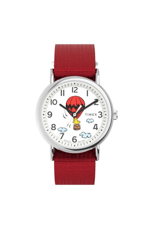 Timex x Peanuts Balloon Weekender 38mm Watch TW2Y11700