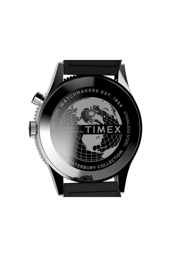 Timex Waterbury Traditional GMT 39mm Synthetic Strap Watch TW2W22600