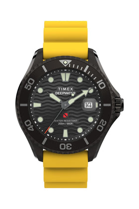 Timex Deepwater Meridian 200 44mm Synthetic Rubber Strap Watch TW2W81700