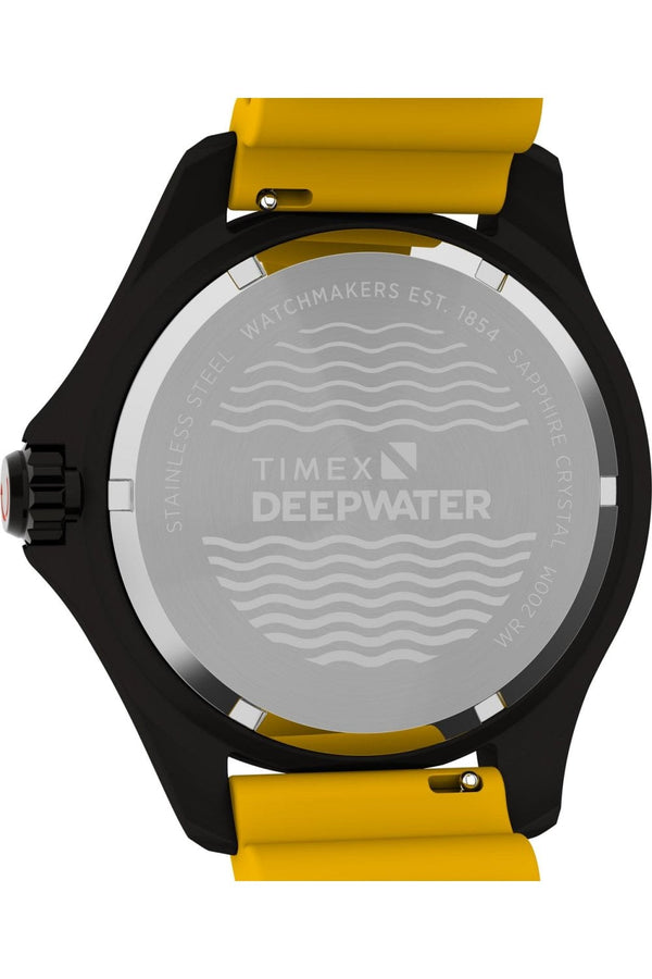 Timex Deepwater Meridian 200 44mm Synthetic Rubber Strap Watch TW2W81700