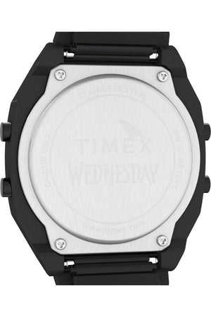 Timex x Wednesday Lab Black/Purple 36mm Watch TW2Y19500
