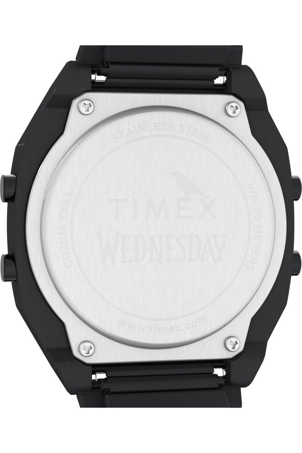 Timex x Wednesday Lab Black/Purple 36mm Watch TW2Y19500