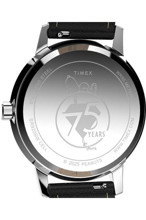 Timex X Peanuts Marlin Stainless Steel 38mm Watch TW2Y19900