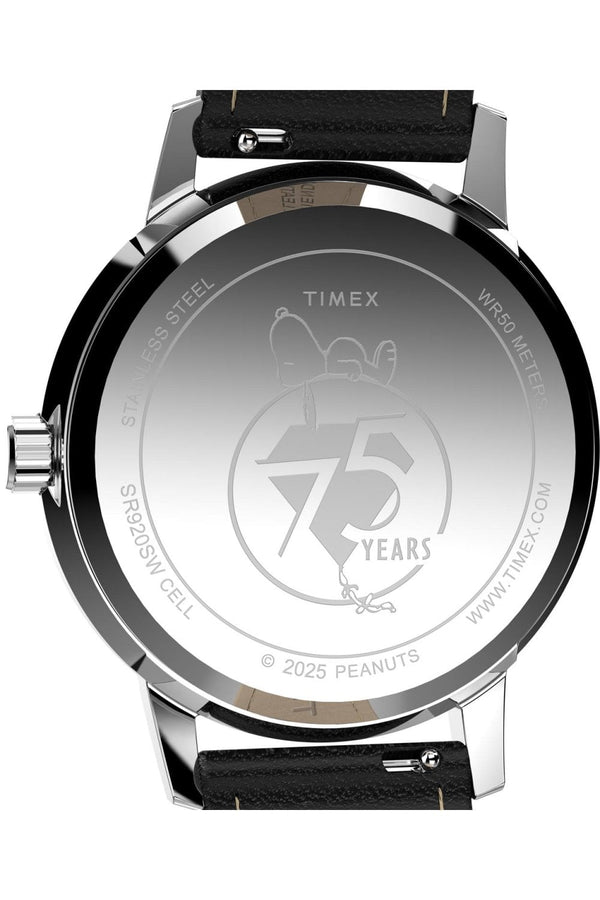 Timex X Peanuts Marlin Stainless Steel 38mm Watch TW2Y19900