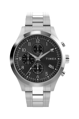 Timex Gents Chronograph Bracelet 43mm 5ATM Watch TW2Y01400