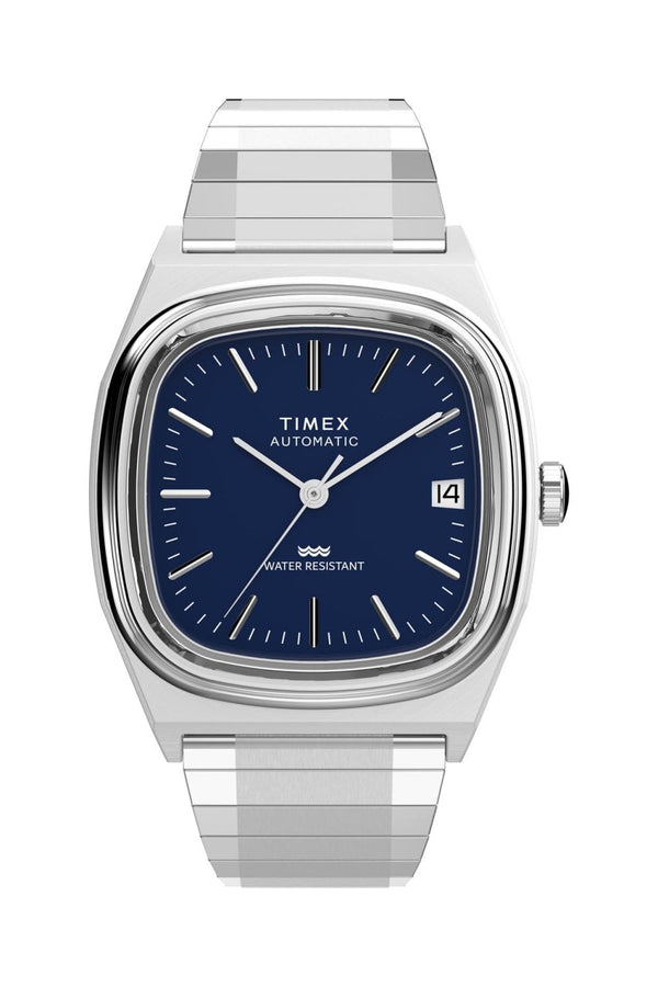 Timex Automatic 1983 E Line 34mm Stainless Steel Expansion Band Watch TW2Y07400