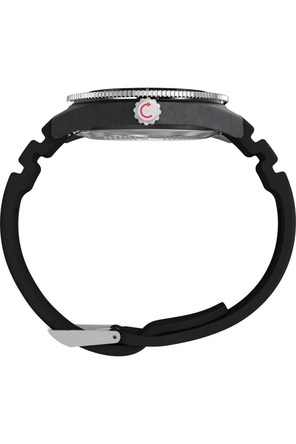 Timex Deepwater Reef 200 44mm Synthetic Rubber Strap Watch TW2Y02200