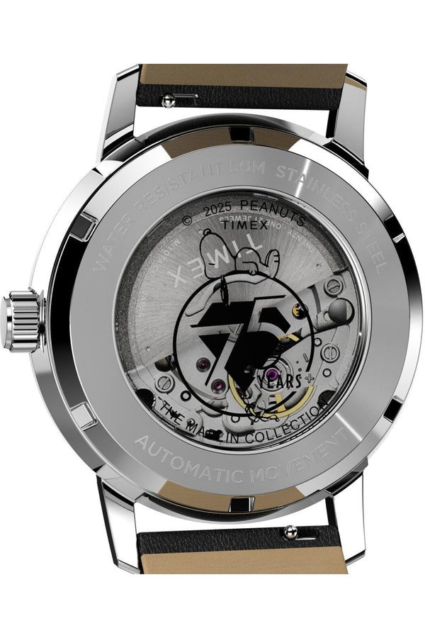 Timex Marlin Automatic Peanuts 75th Anniversary 40mm Watch TW2Y10000