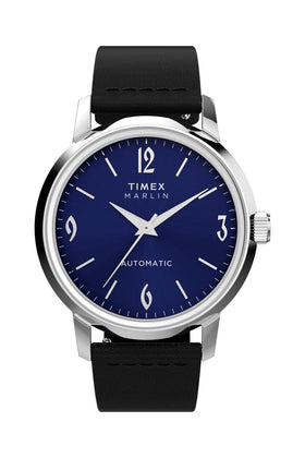 Timex Marlin Automatic 40mm Leather Strap Watch TW2W93100