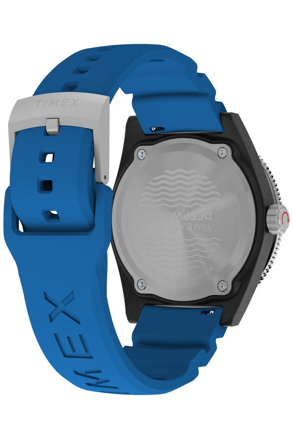 Timex Deepwater Reef 200 44mm Synthetic Rubber Strap Watch TW2Y02500