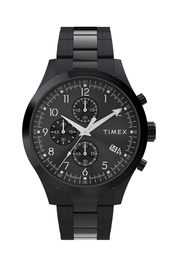 Timex Gents Chronograph Bracelet 42mm 5ATM Watch TW2Y01600