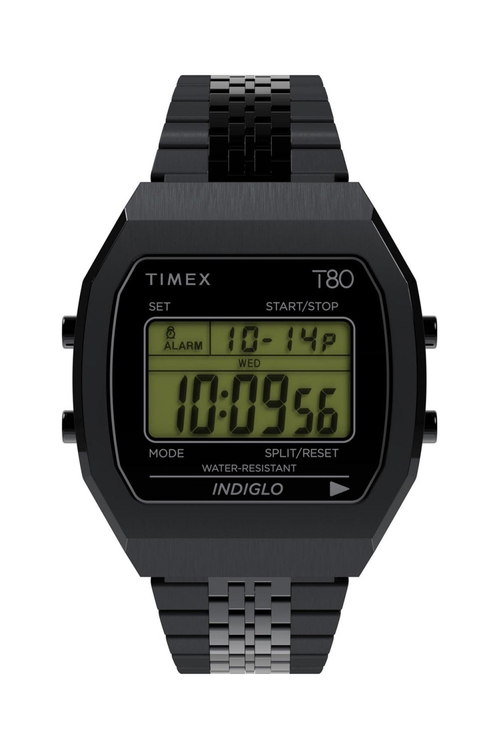 Timex T80 Steel Bracelet Strap 36mm 3ATM Watch TW2W91600