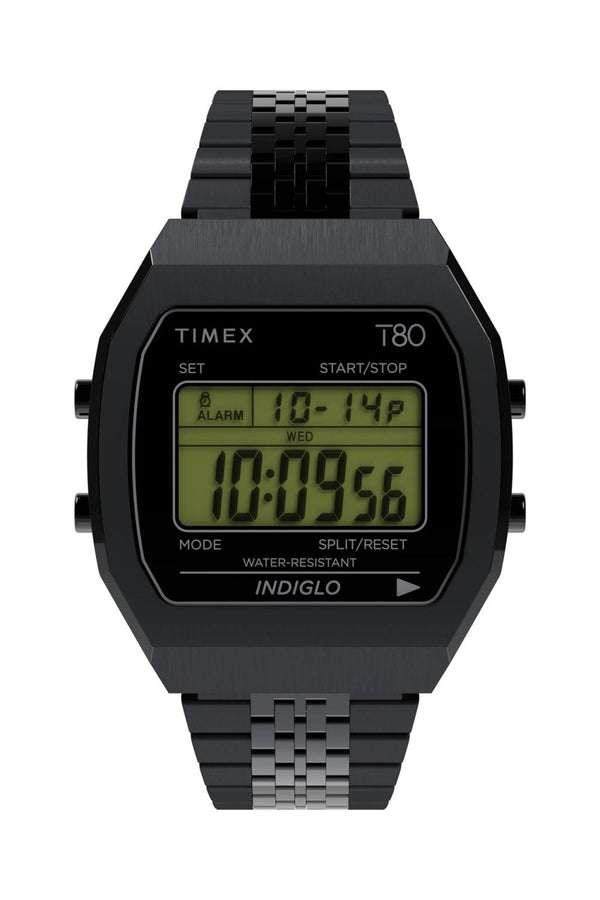 Timex T80 Steel Bracelet Strap 36mm 3ATM Watch TW2W91600