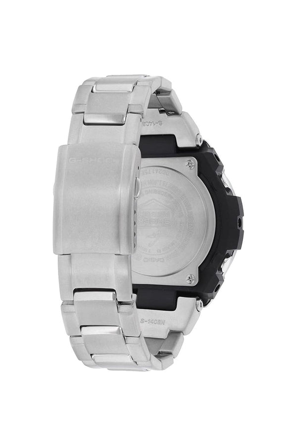 Casio G-Shock Black Dial Stainless Steel 53mm Watch GST-B100D-1AER