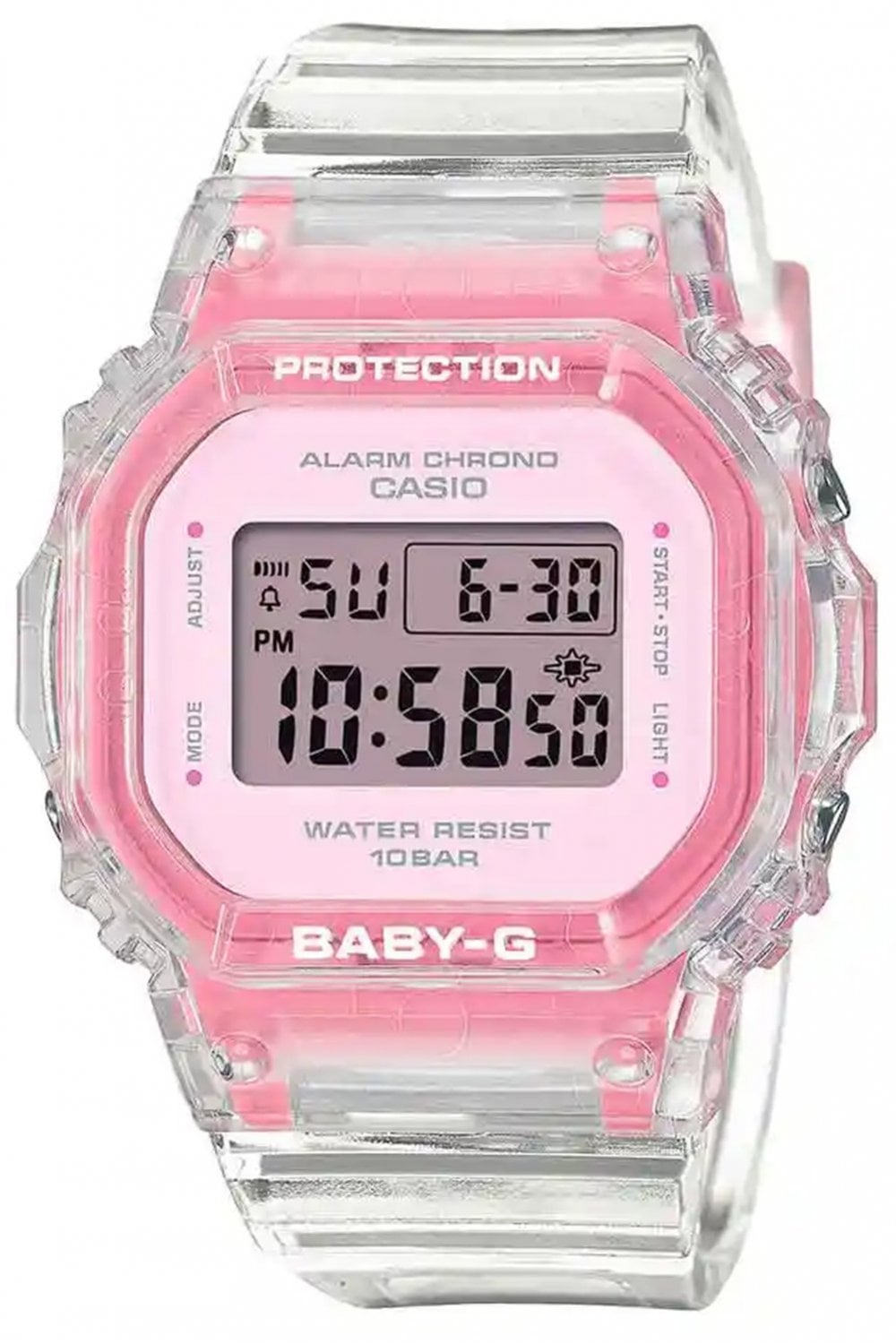 Casio | baby-g トランスペアレント ピンク デジタル ウォッチ | bgd