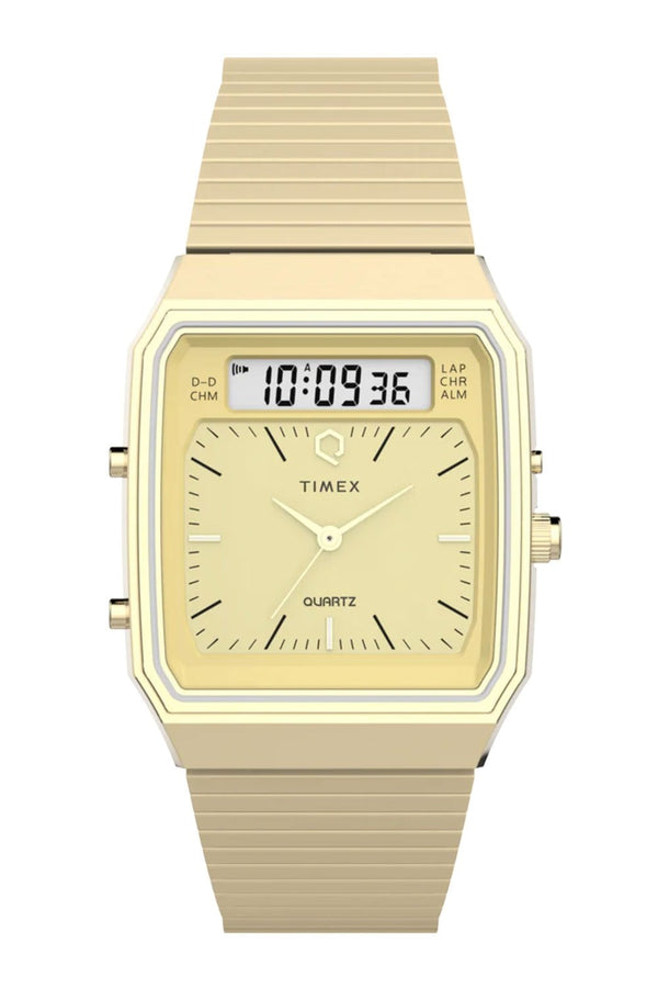 Timex Gents Q Fusion Reissue 32mm 3ATM Watch TW2Y06000