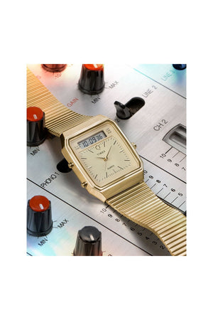 Timex Gents Q Fusion Reissue 32mm 3ATM Watch TW2Y06000