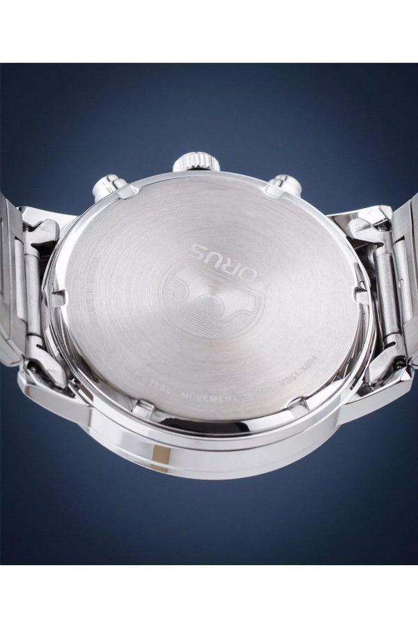 Lorus Gents Grey 42mm Stainless Steel Chronograph Watch RW415AX9