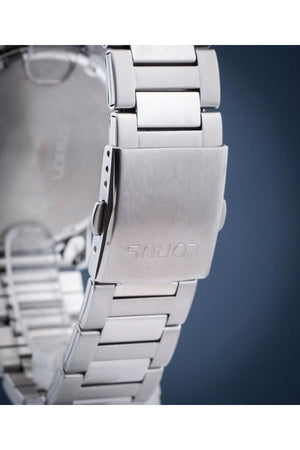 Lorus Gents Grey 42mm Stainless Steel Chronograph Watch RW415AX9