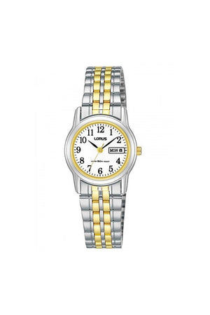 Lorus Ladies Two Tone Bracelet Watch RXU11AX9