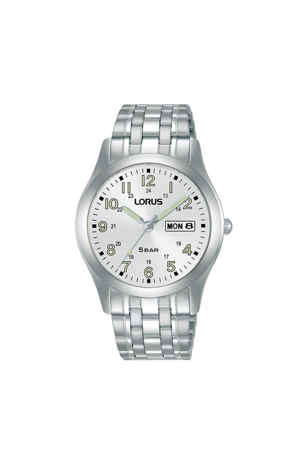 Lorus Gents Stainless Steel Bracelet 38mm 5ATM Watch RXN75DX5