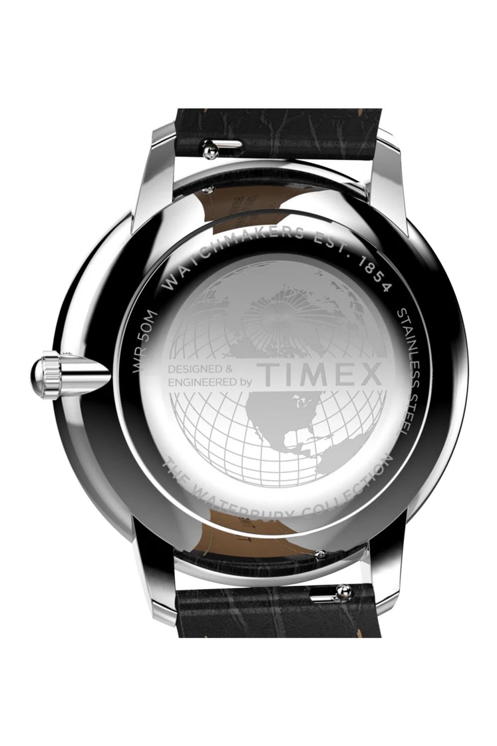 Timex Metropolitan Sub-Second 39mm Leather Strap Watch TW2Y23100
