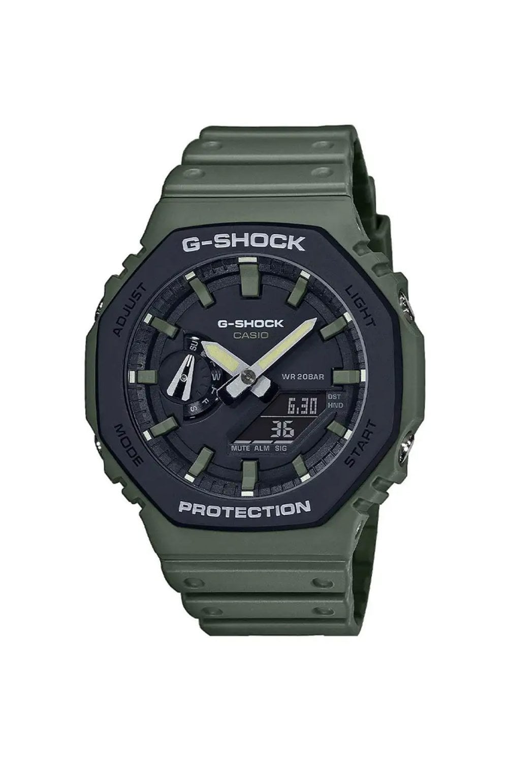Casio Mens G-Shock Resin Strap Watch GA-2110SU-3AER