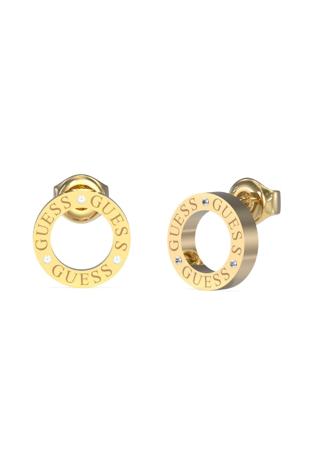 Guess Ladies Circle Lights Earrings UBE03173YG