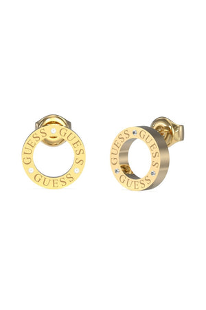 Guess Ladies Circle Lights Earrings UBE03173YG