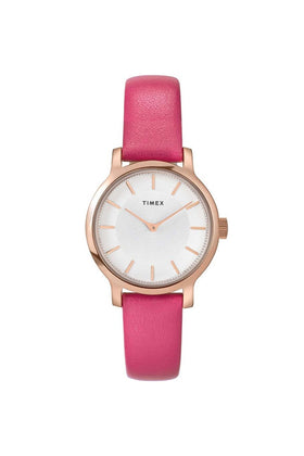 Timex Ladies Transcend Leather Strap 31mm 3ATM Watch TW2W54700